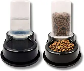 Comedouro e Bebedouro Automatico Para Cachorro Dupla Função Multiuso Caes Pequeno Porte 1,5L Kit 2 Unidades