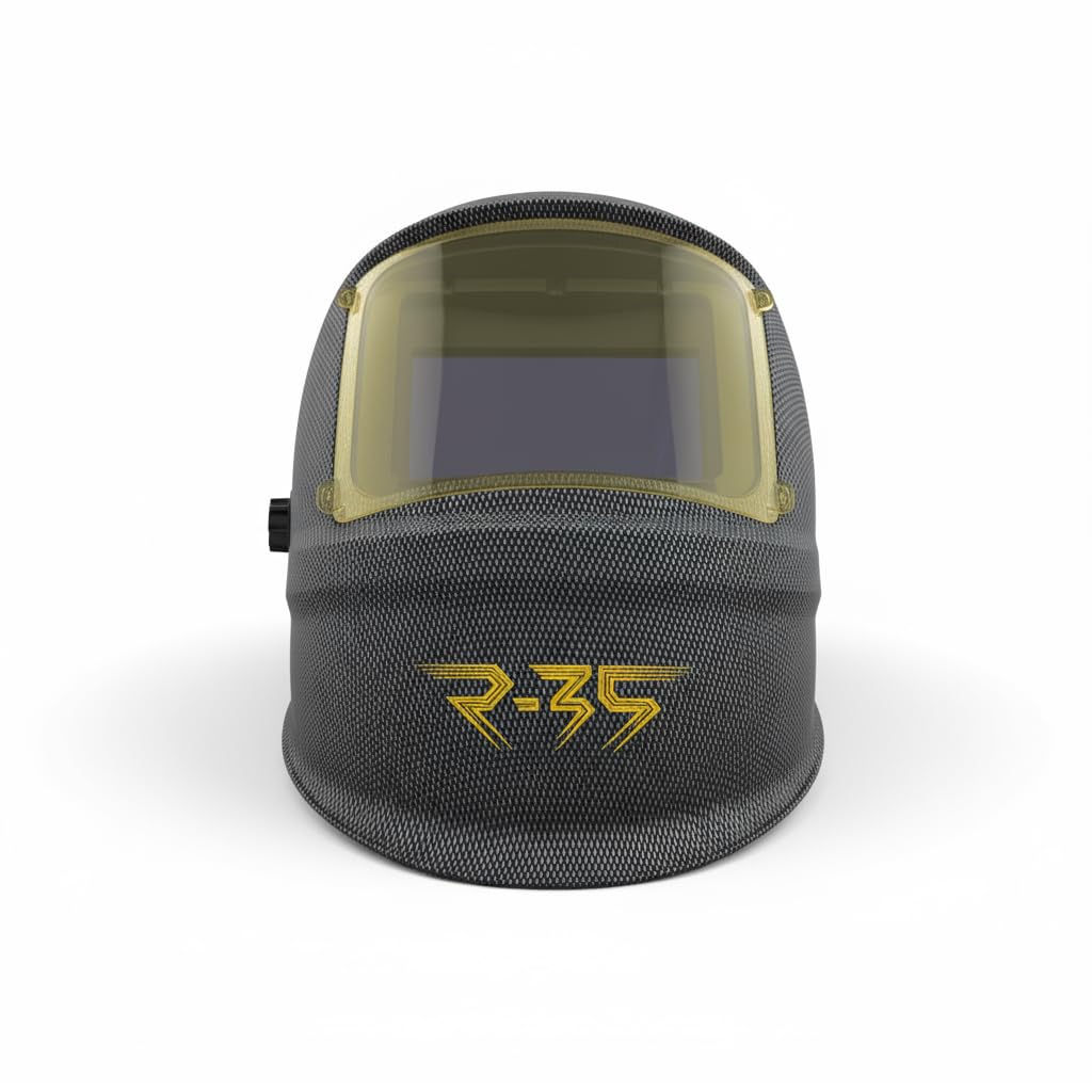Solter HELLMET R-35 FLOW, pantalla automática con PAPR TH3P, visor 116×81 mm, DIN 4–8/9–13, caudal 170/200/230 L/min, 4+1 sensores, protección respiratoria activa para soldadura y amolado