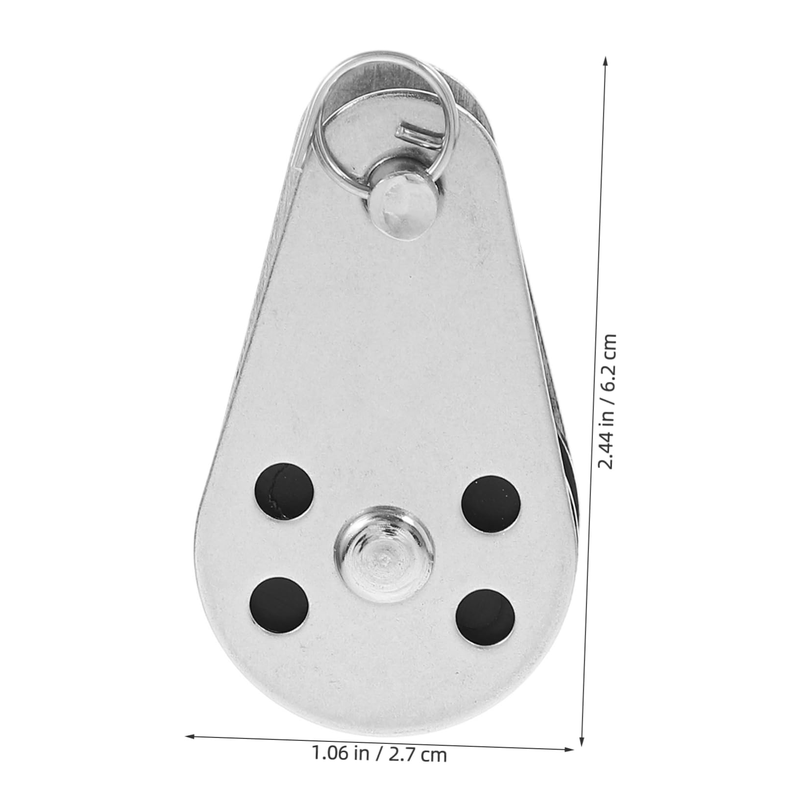 KICHOUSE Kayak Pulley Set Stainless Steel Marine Pulley for Kayaking Boating Yacht Camping and Marine Use