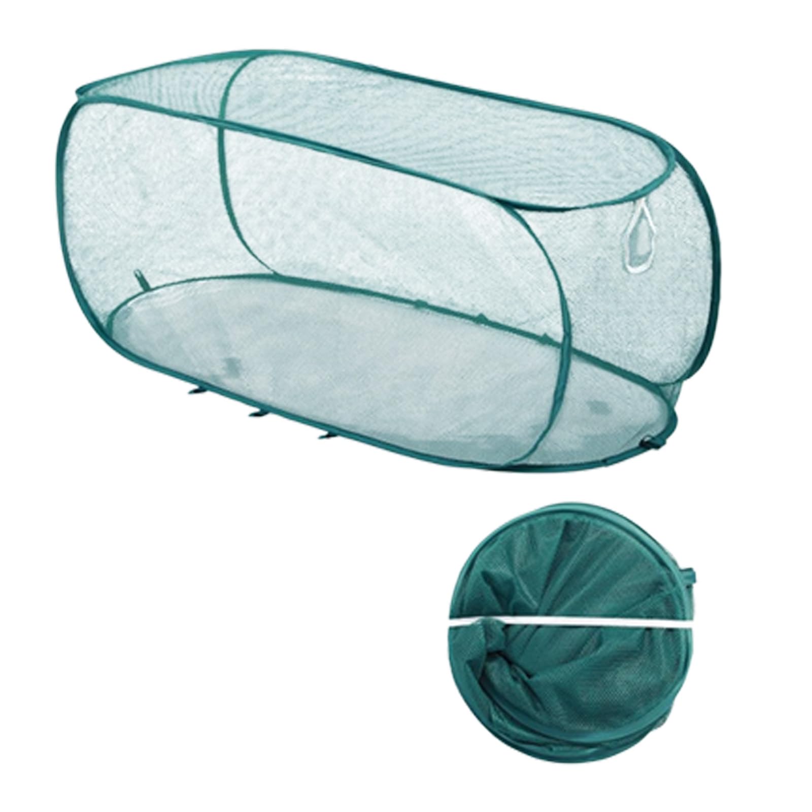 Foldable Plant Protective Netting Raised Bed with Ground Stakes Garden Row Covers Bird Control Plant Cage Vegetable Garden Shelter