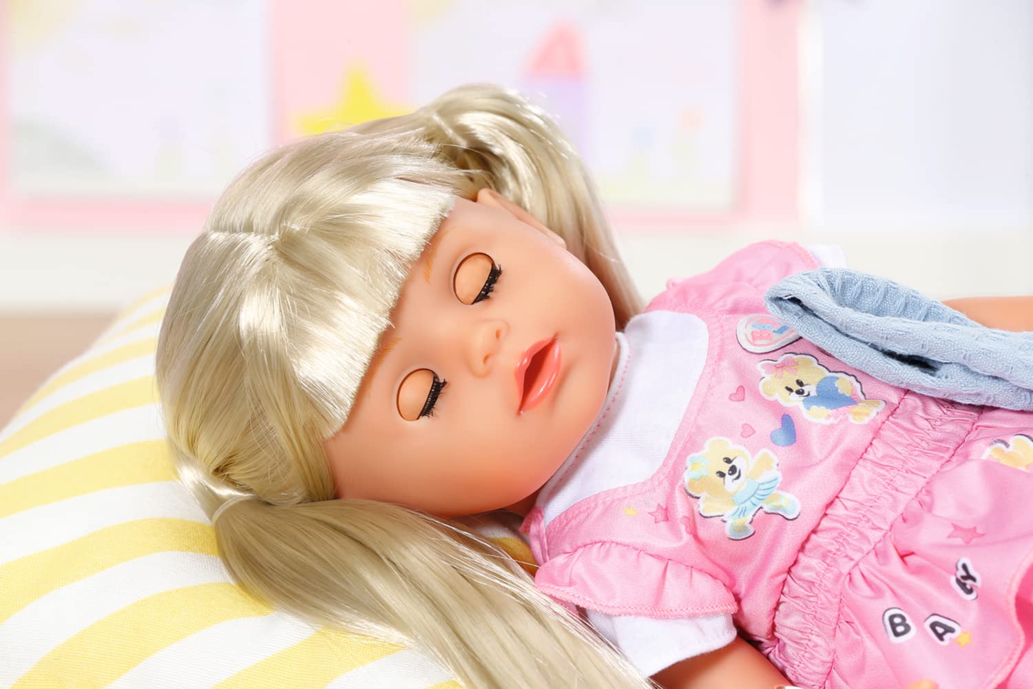BABY Born Kindergarten Little Sister 36cm, Puppe mit Haaren und Funktionen ohne Batterie, inkl. Zubehör, für Kinder ab 3 Jahren, 36 cm große Puppe, 834916 Zapf Creation