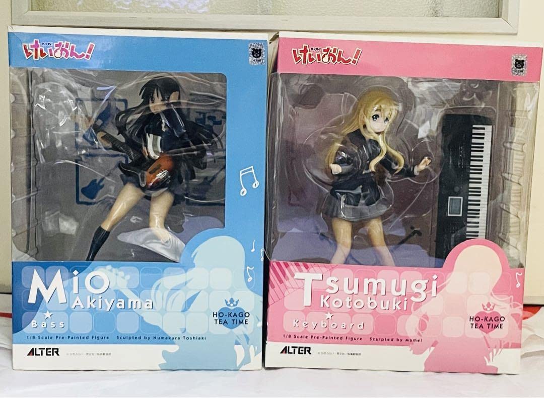 Amazon.co.jp: けいおん! 秋山澪 琴吹紬 アルター フィギュア 2種