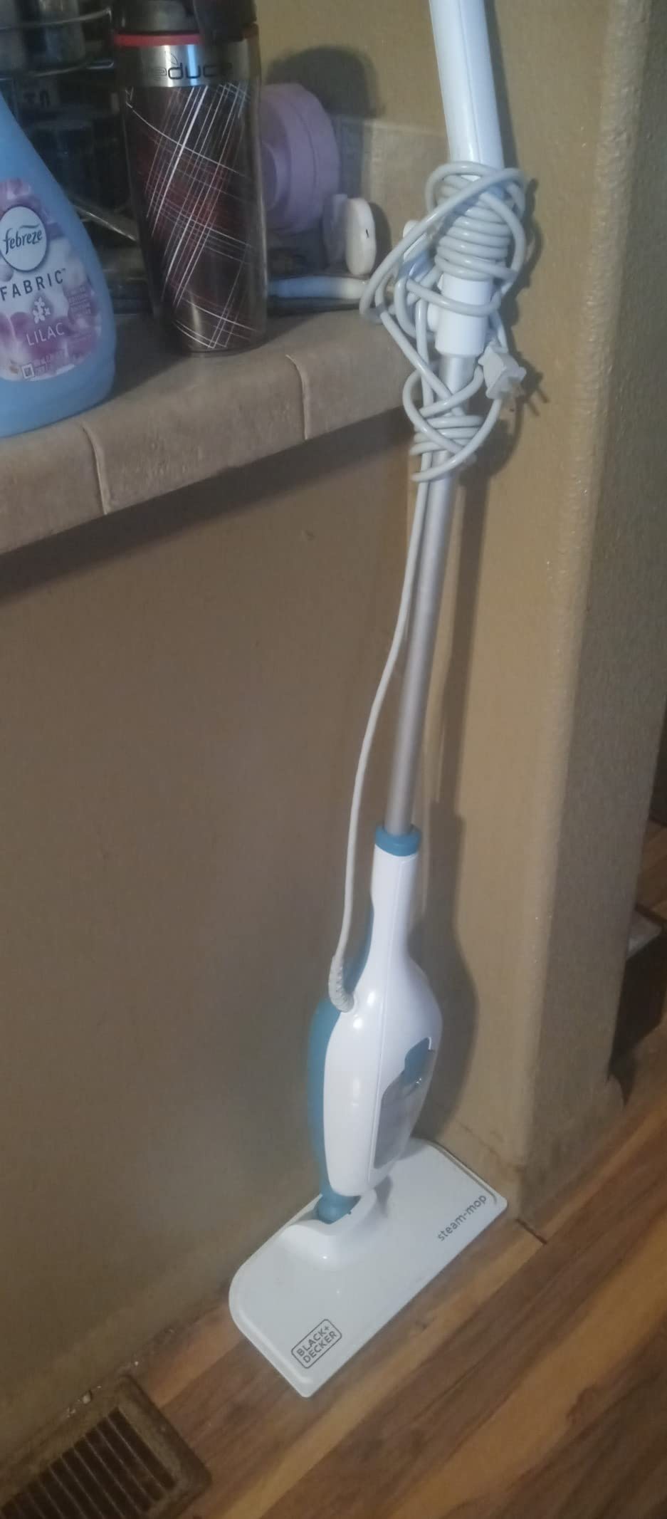 13/mo Finance BLACK+DECKER Steam Mop, White (HSM13E1) Buy Now, Pay