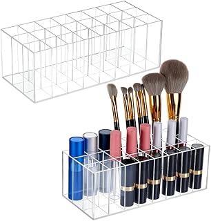 peacoblue 2 piezas de 24 ranuras de acrílico ...