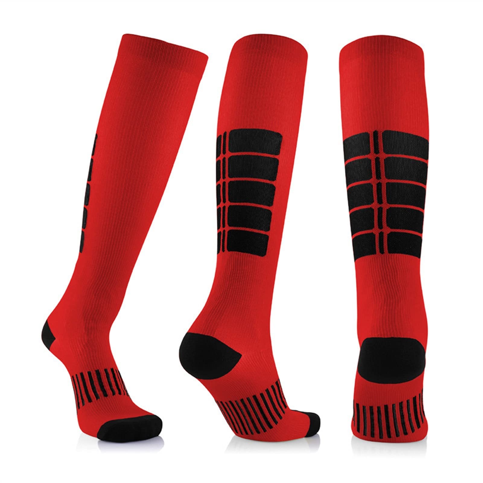 Calcetines de compresión Equipo de Ciclismo for Hombres Calcetines Deportivos Mujer Ciclismo Medias Fútbol Correr Calcetines de Baloncesto Rodilla Calcetines Deportivos de Alta Calcetines