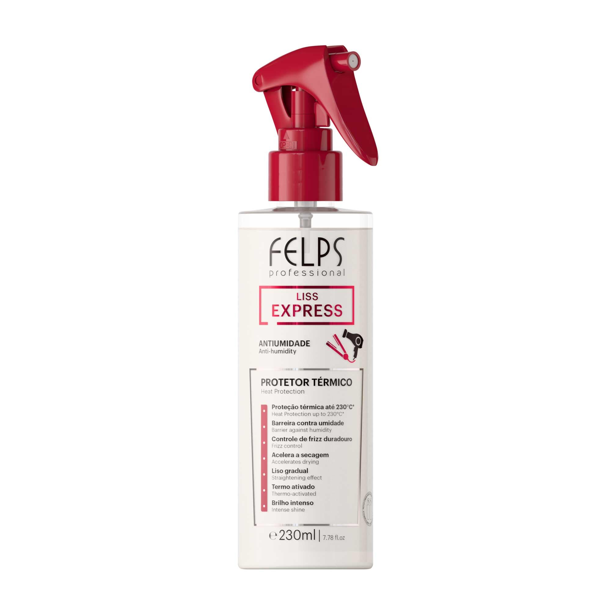 Felps Professional | S.O.S. Liss Express Fluid | Thermal Protector | 230 ml