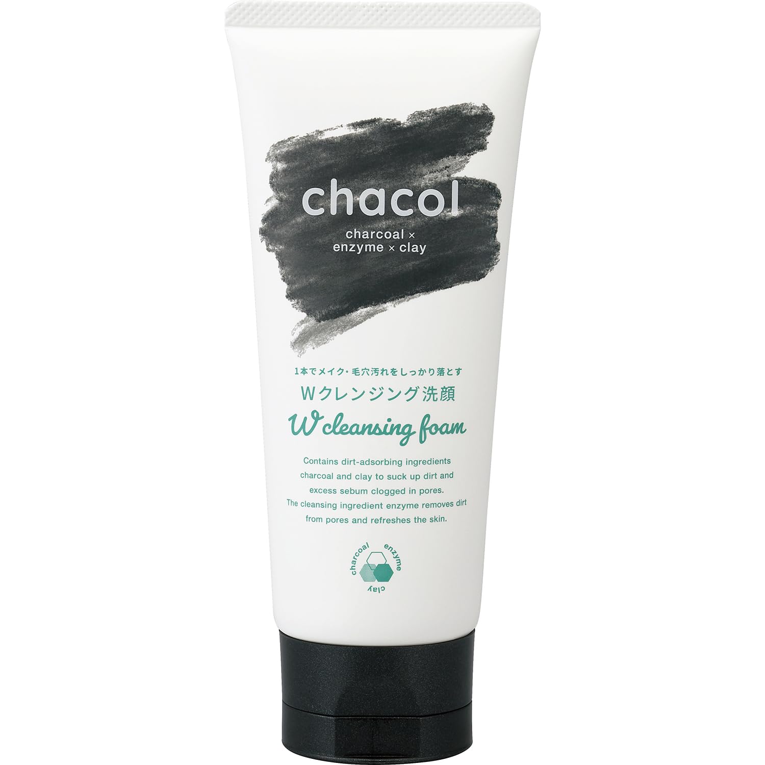 Amazon | chacol(チャコル) 炭＆酵素WCL洗顔フォーム