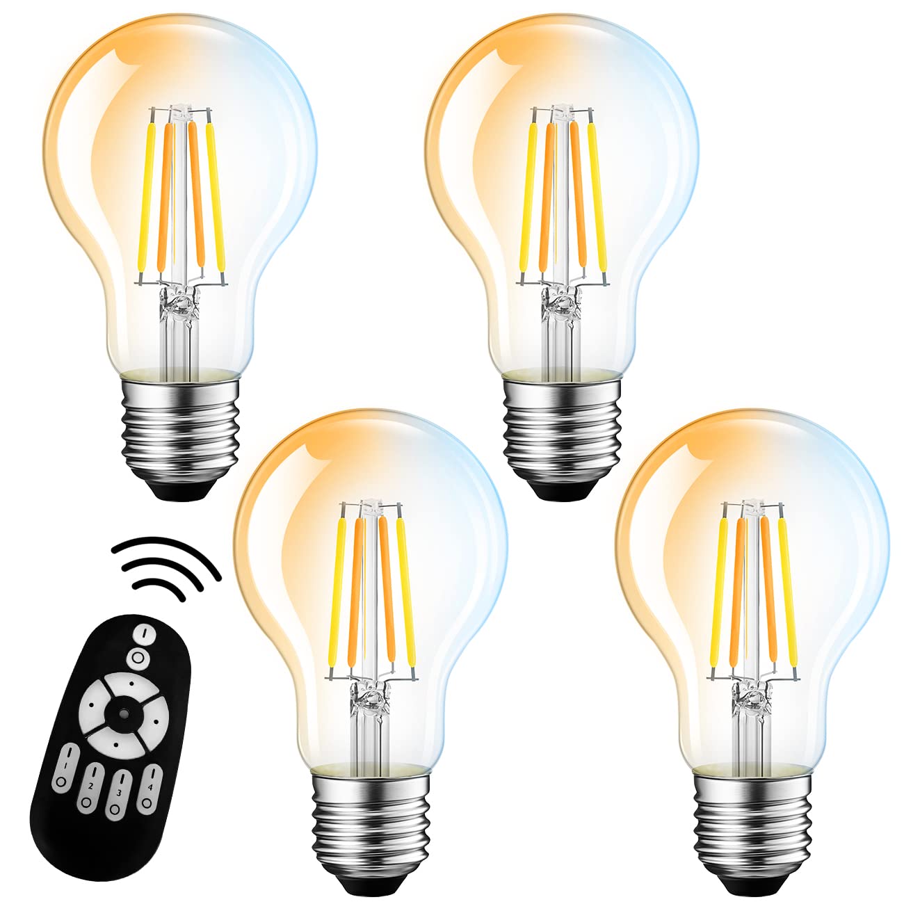 Amazon | LED電球 フィラメント電球 60W形相当 E26口金 調光 調