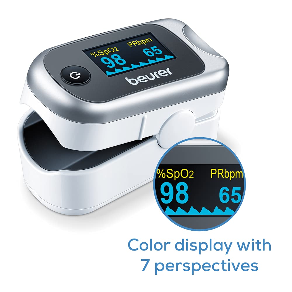 Beurer PO40 Pulse Oximeter Measures heart rate, arterial oxygen