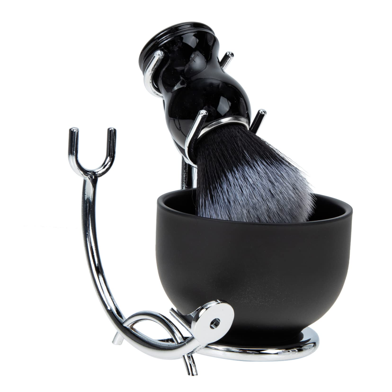 iplusmile Kit Da Barba Per Uomo Pennello Da Barba Ciotola Da Spazzola Per e Tazza Da Per Rasatura Per Uomo