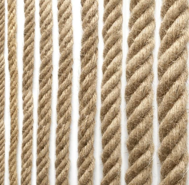 18mm Natural Jute Rope Hessian Cord Twisted Braided Rustic Shabby Boating Garden Decking DIY (2, 18)