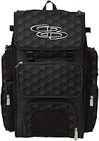 Boombah Superpack INK 3DHC Bat Backpack - Holds 4 Bats, Ventilated Shoe Compartment - Baseball & Softball Gear Bag