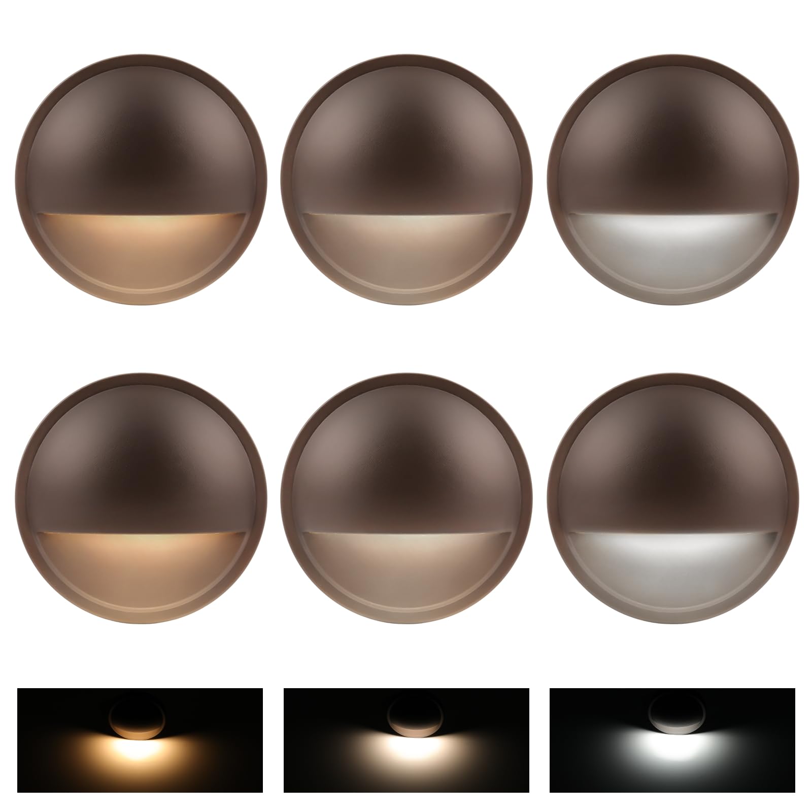 Low Voltage Deck Lights Outdoor with 3 CCT Selectable