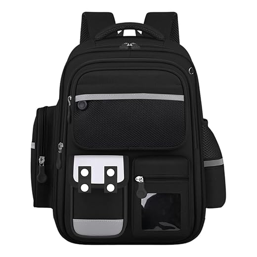 Mochila Escolar Infantil Masculina Impermeável 45cm – Leve, Ergonômica, Resistente, com Vários Compartimentos e Faixa Refletiva para Meninos e Meninas