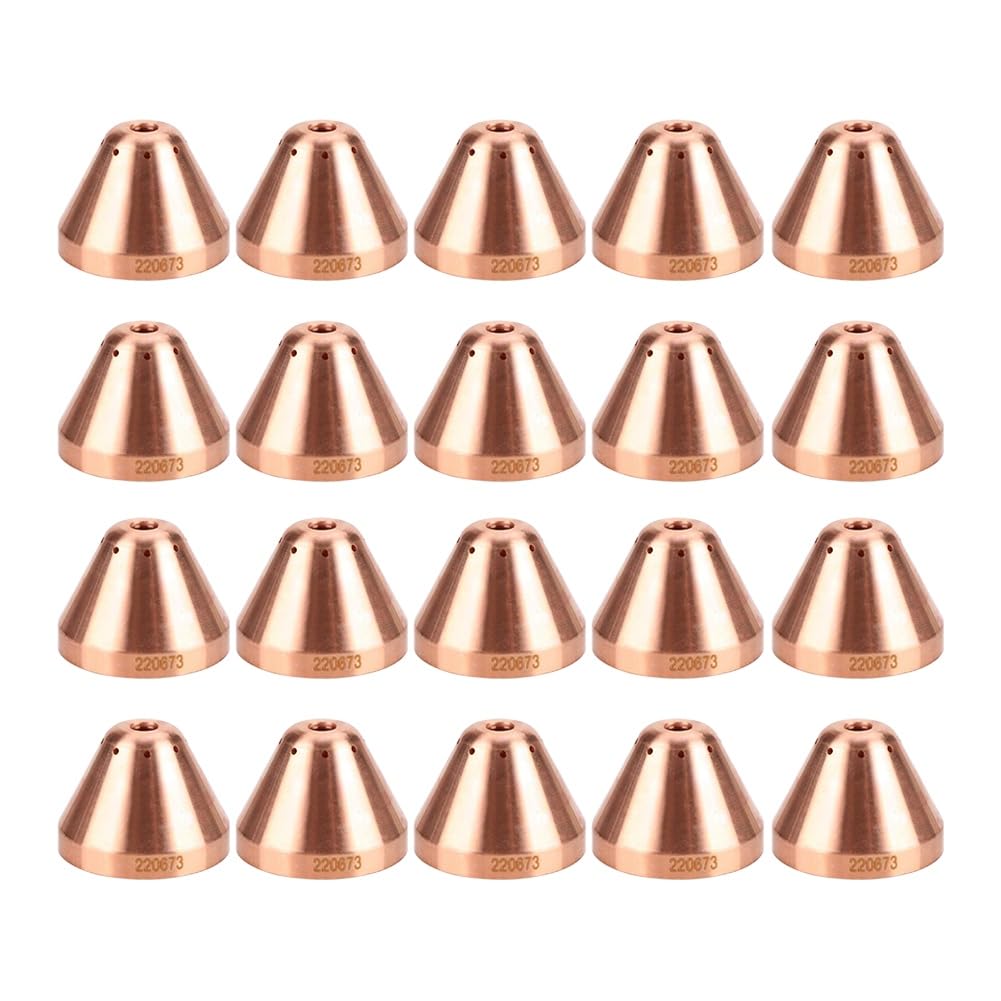 Htuteyy 20Pcs 220673 Plasma Shield Fit For 45 Cutting Torch Consumable