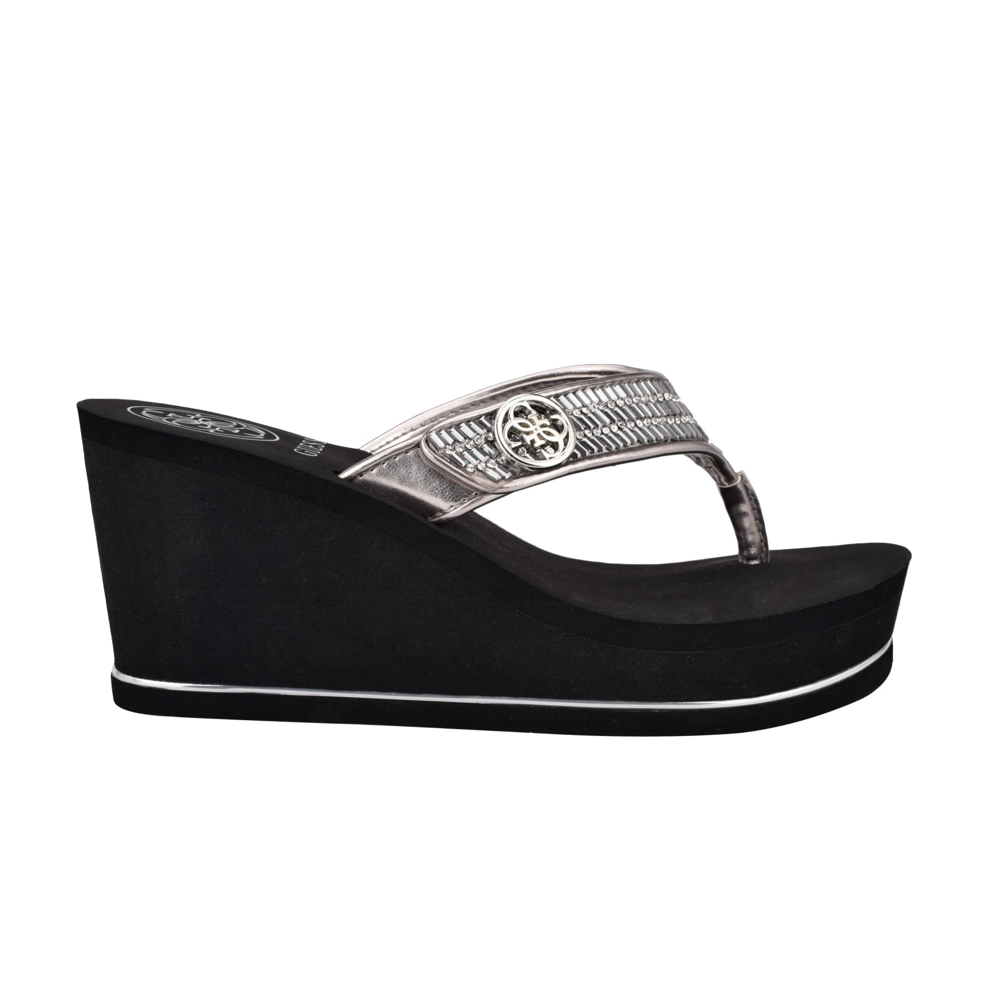 GUESS Women's Gwsarraly4 Flip-Flop