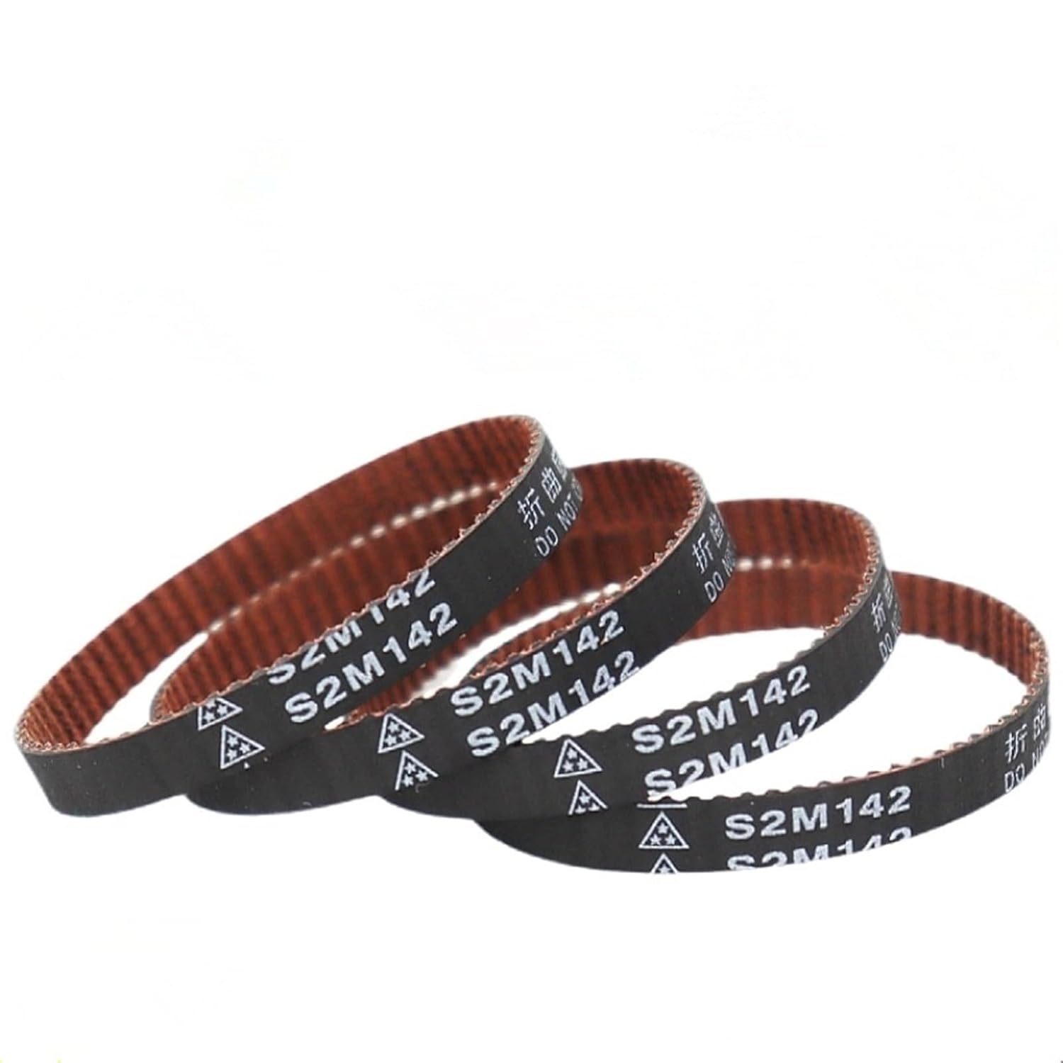 S2M194 S2M196 S2M198 S2M200 S2M202 Timing Belt G Motor Tools Pulley Circular Teeth Rubber Belt 1Pcs(S2M194,8mm)