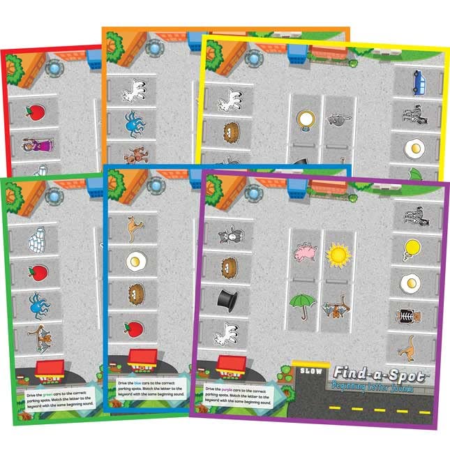 Find-A-Spot? Beginning Letter Sounds Game