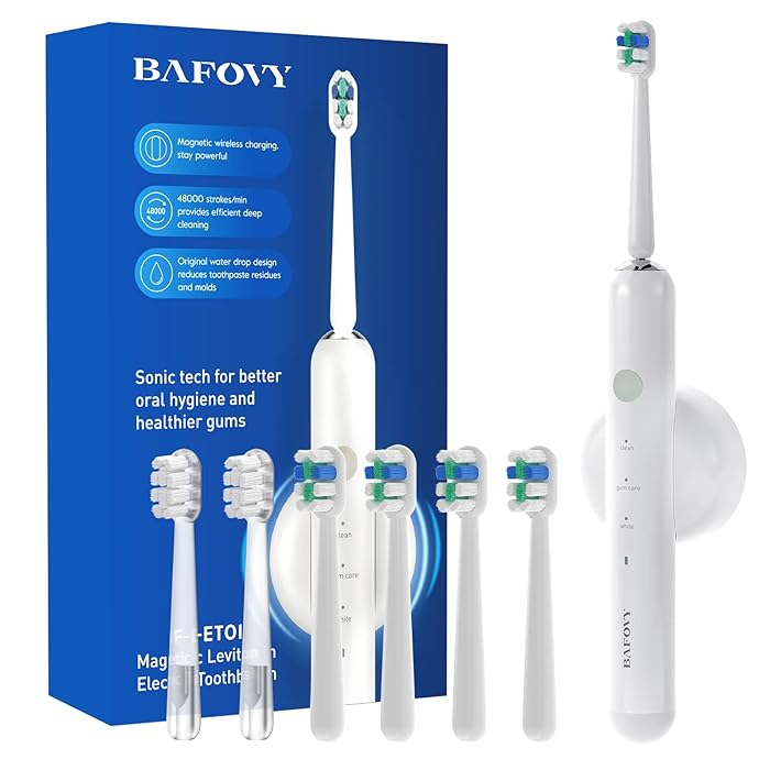 Buy Sonic Electric Toothbrush, BAFOVY 48000 VPM Deep Cleaning
