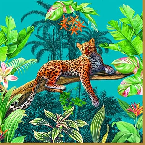 20 Eco-Friendly Leopard Napkins for Décor Cover
