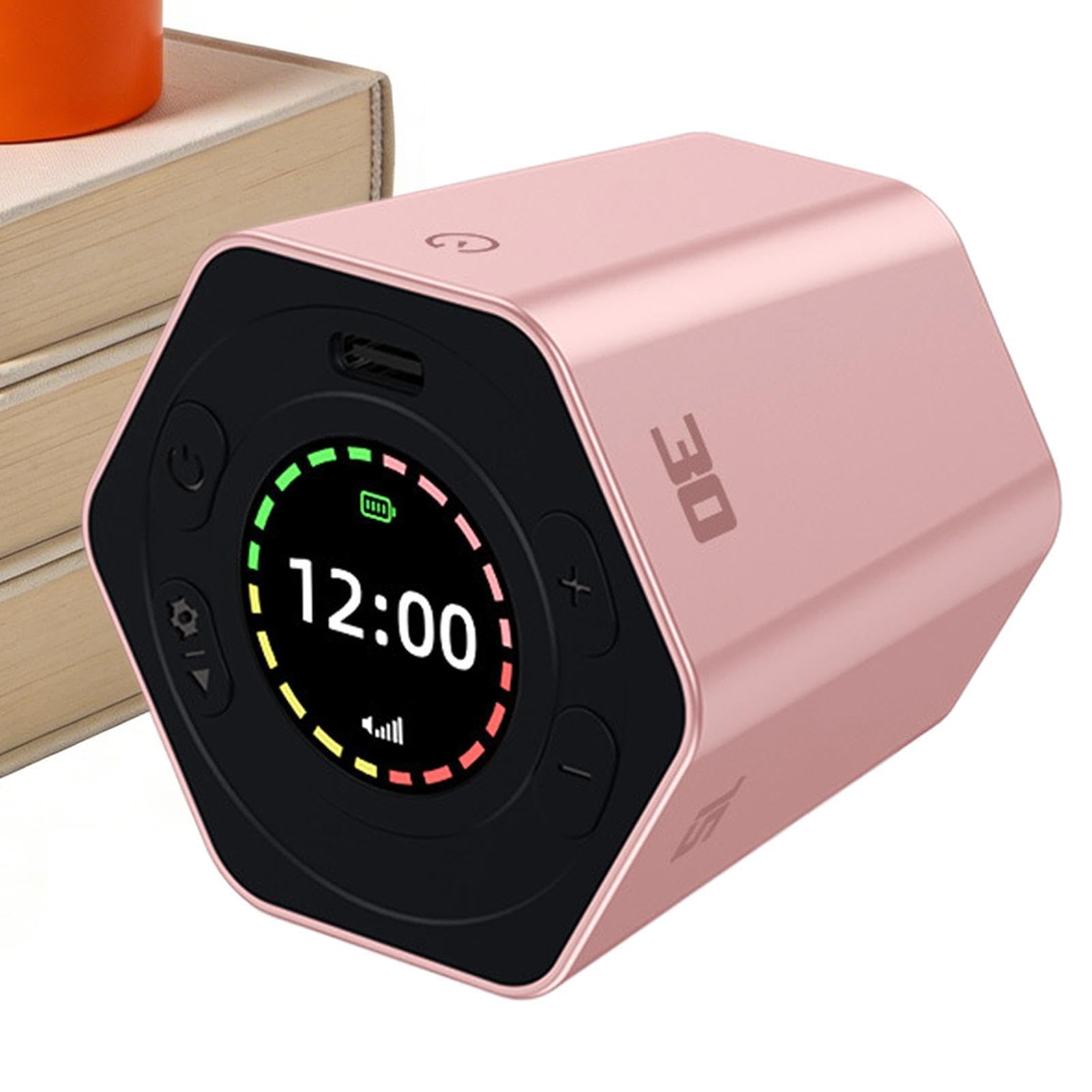 Minuteur de Cuisine Numérique Horloge de Bureau Pivotante à Capteur | Minuteur à Compte à Rebours avec une Autonomie de 60 Heures Pour Étude Exercice Cuisson Salle Bain Cuisine Réunio