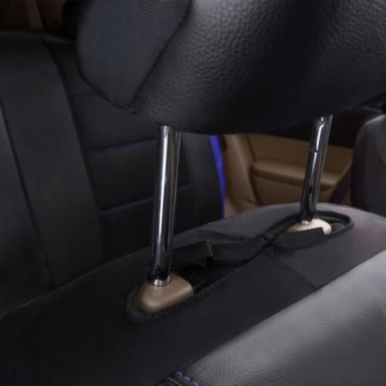 Coprisedili Auto, per Renault Clio 4 IV 2012 2013 2014 2015 2016 2017 2018 2019 Set di Coprisedili e Copri Poggiatesta per Sedili Anteriori Auto,B Grey