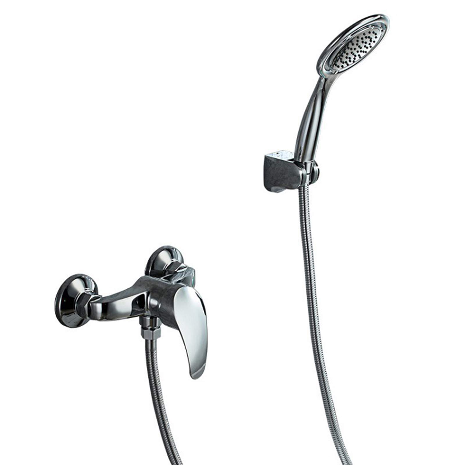 Robinet de remplissage de baignoire à poignée unique avec douche - 6