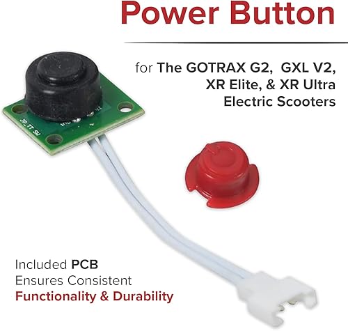 Miniatura 3 de AlveyTech Botón de encendido para scooters eléctricos GOTRAX G2, GXL V2, XR Elite y XR Ultra