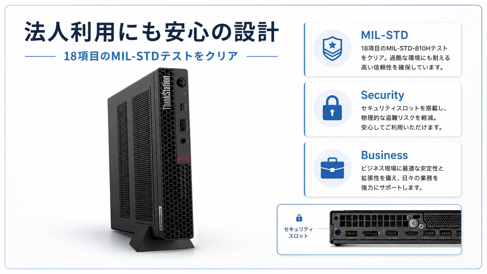 Amazon.co.jp: 【整備済み品】Lenovo ThinkStation P340 Tiny ワーク