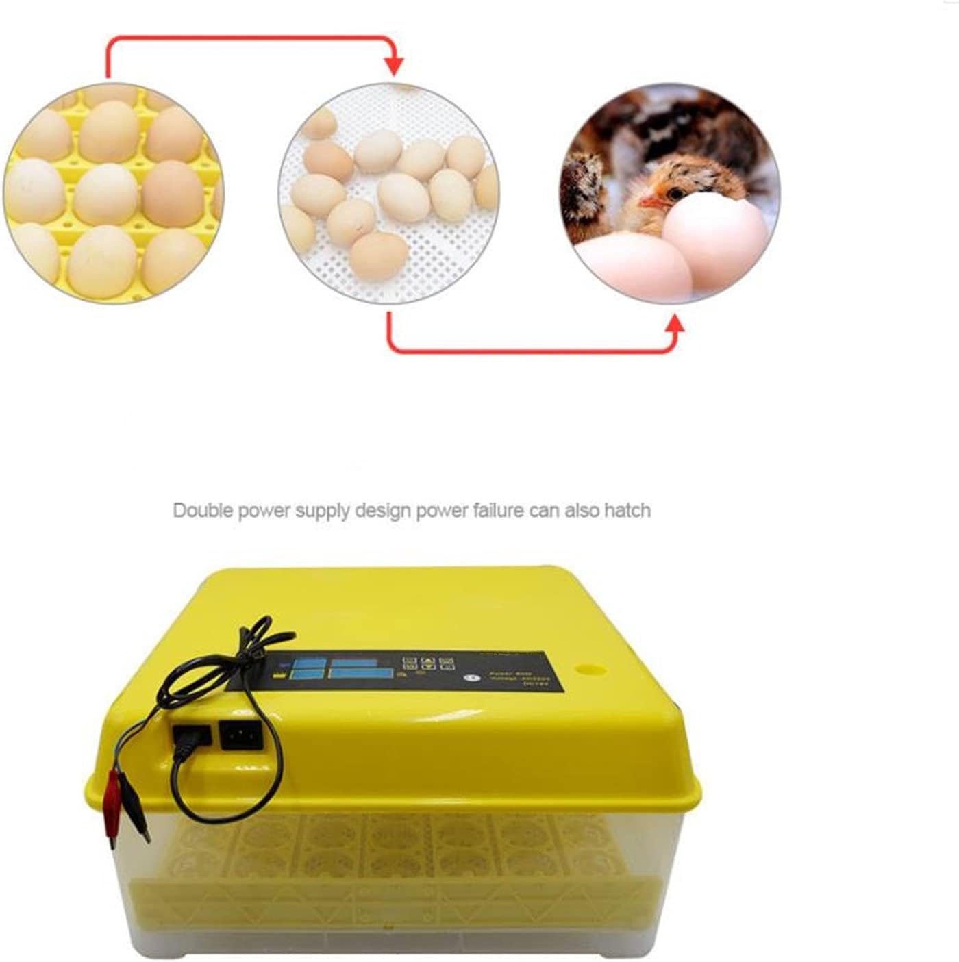 Poultry Hatcher Egg Incubator Hatcher Tool with Efficient Led Lighting Moisture-Proof Energy Saving Cooling Technology for Hatching Goose Duck Bird Chicken Egg