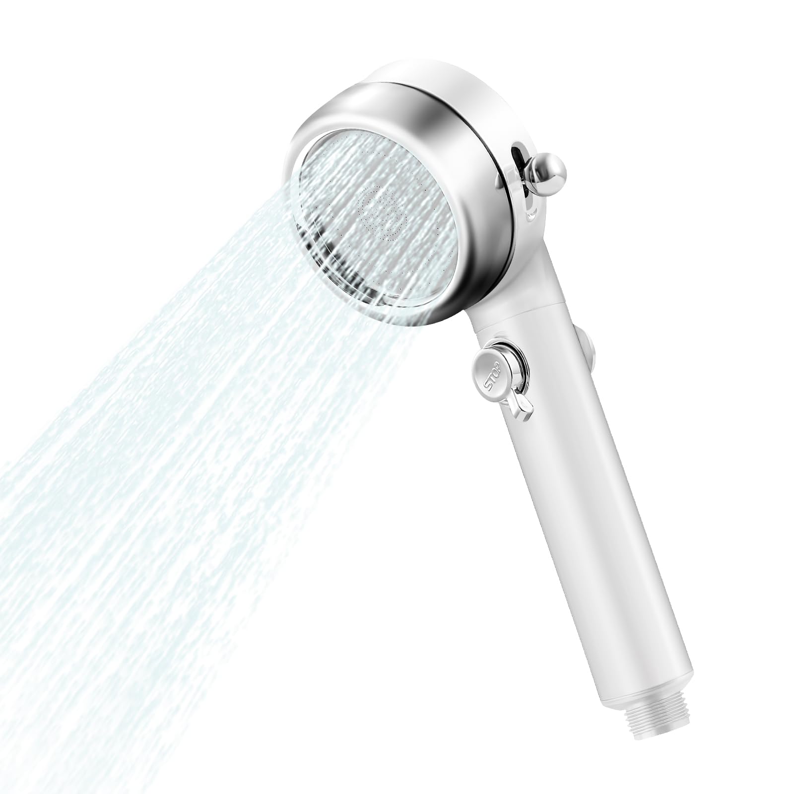 STAIIHOM Shower Head White Shower Head with Handheld High Pressure Shower Heads Detachable