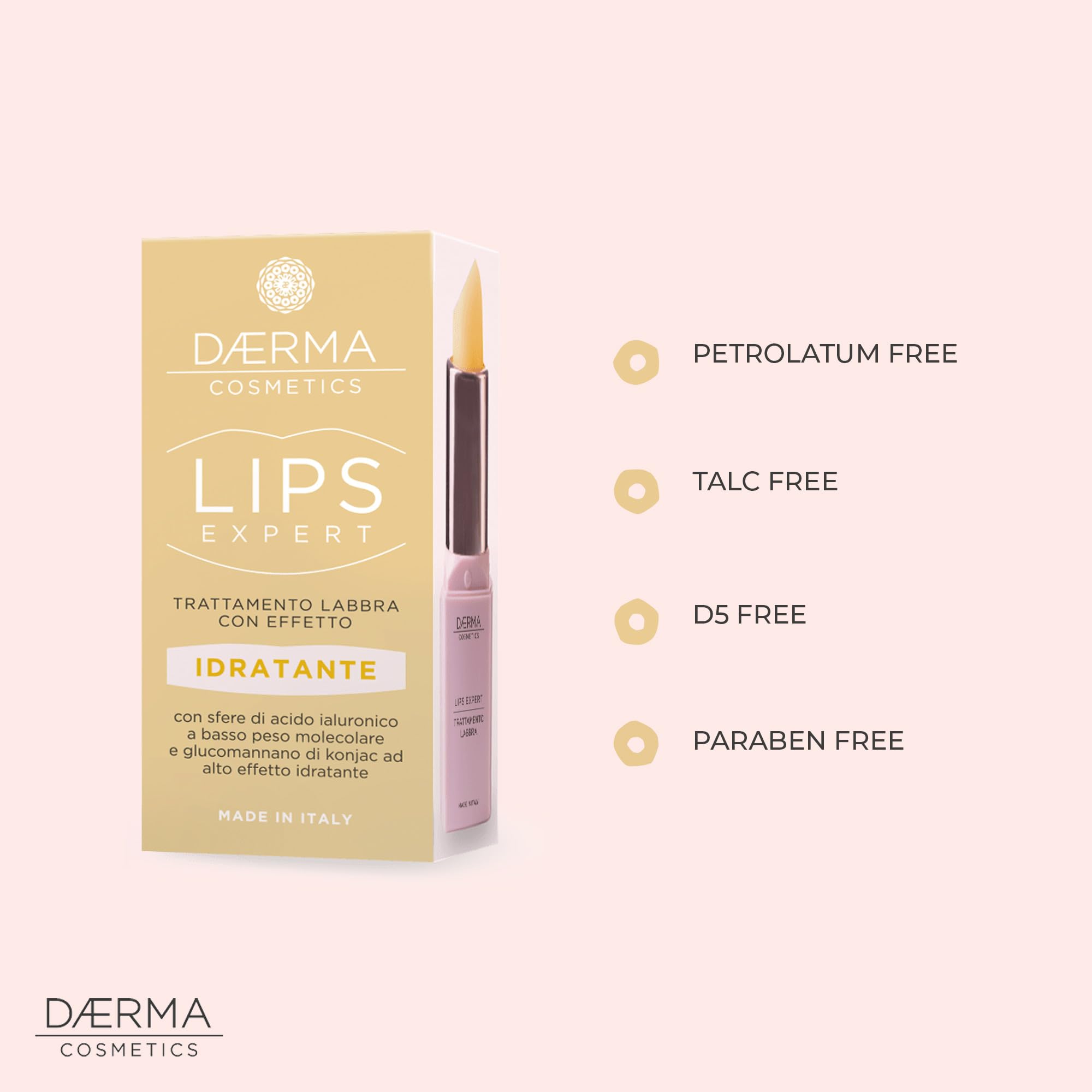 DAERMA LIPS Expert Lip Treatment with Moisturizing Effect, transparent - Image 3