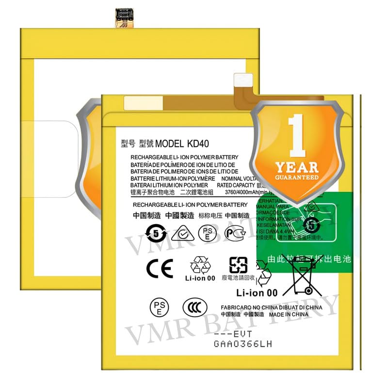 Image of Original KD40 Battery Compatible for Motorola Moto G8 Plus (XT2019, XT2019-2) - (4000mAh) - 1 Year Warranty K7