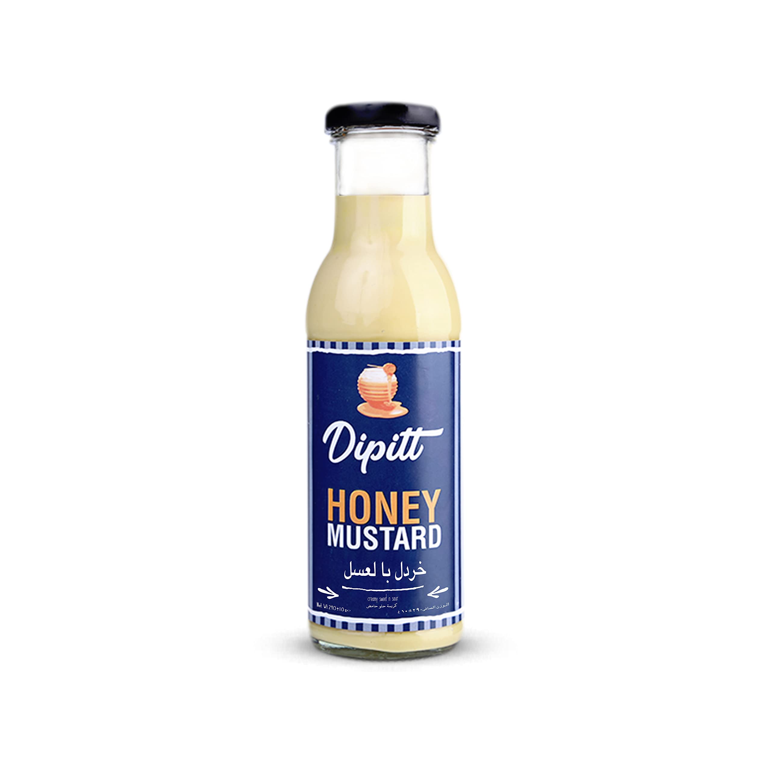 Shan Dipitt Honey Mustard 290 gm | Condiment for Dipping, Marinade & Cooking | Verified Non-GMO | Halal & Gluten Free | No Artificial Flavours | Finest Glass Bottle