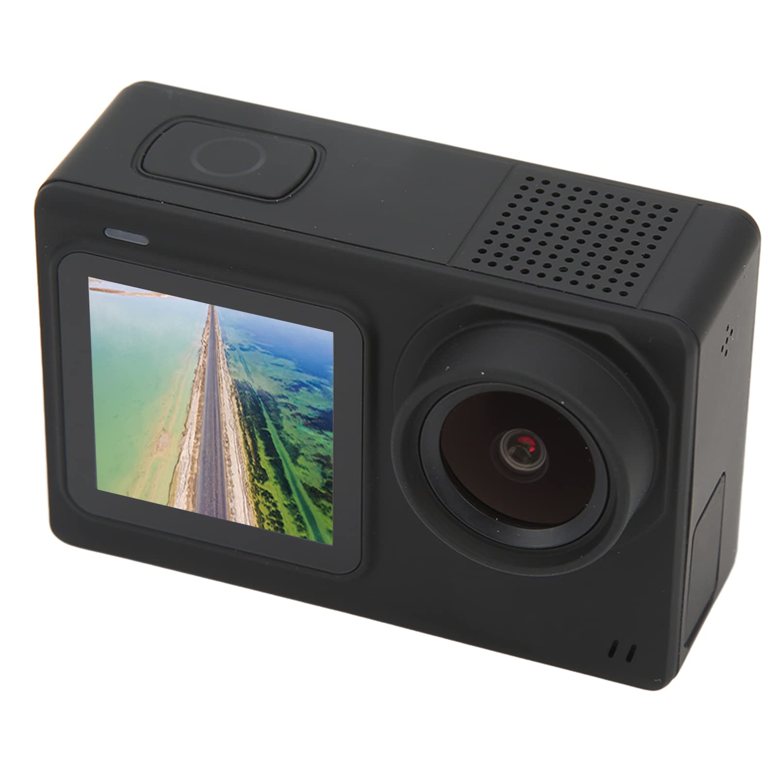 SJ8 4K 30FPS 20MP WiFi Action Kamera, Dual Screen Vlog DV mit Touchscreen, 20 M wasserdichte Unterwasserkamera, Weitwinkel WiFi Sportkamera für Reisen, Radfahren, Tauchen,