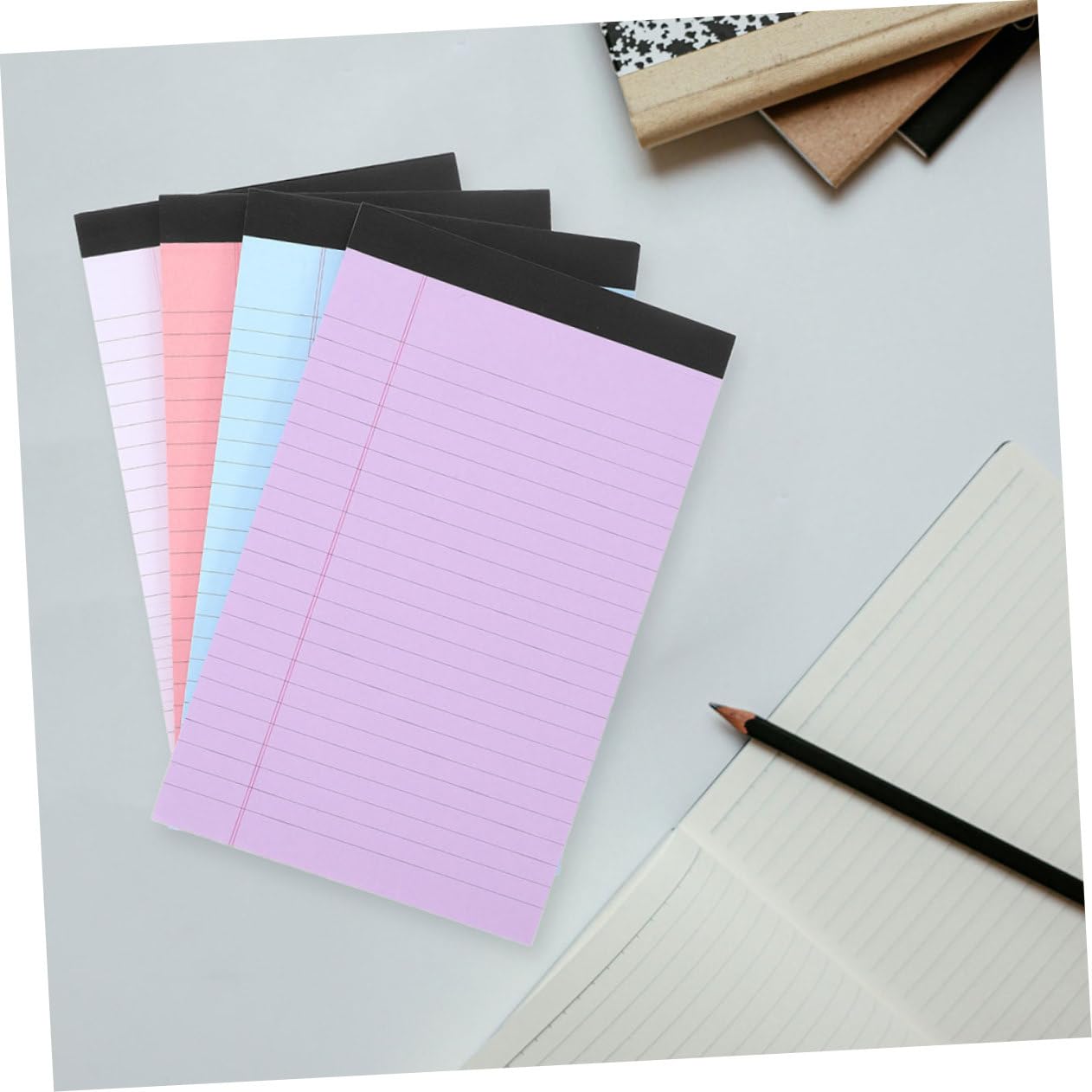 VILLCASE 8 bloc-notes juridique diviseurs dirigé bibliothèque mobile étagères bloc-notes numérique Cahier de prise de notes Cahier de notes juridiques papier imprimé