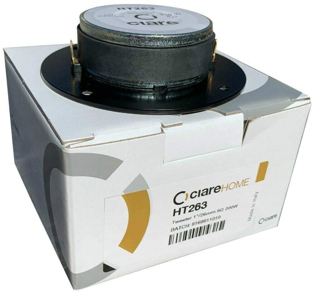 2 Tweeter Bst03-8B Noir 175 Watts Rms 350 Watts Max 9,7 Cm De Diamètre