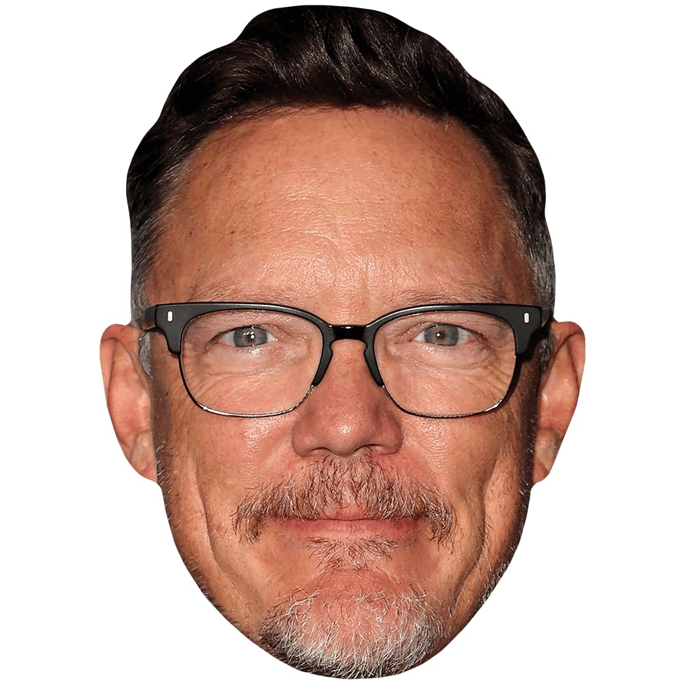 Matthew Lillard (Beard) Celebrity Mask, Flat Card Face, Fancy Dress Mask