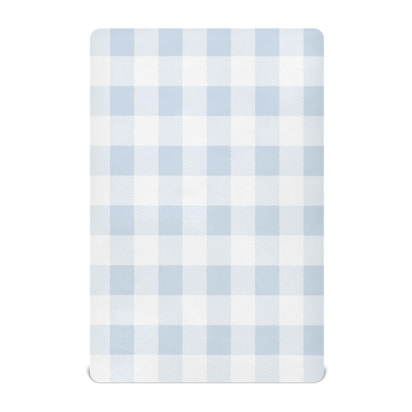 Kigai Lenzuolo con angoli per culla per bambini e bambine, in jersey, per culla standard e materassi per lettini, comode, morbide e traspiranti, 71 x 132 cm