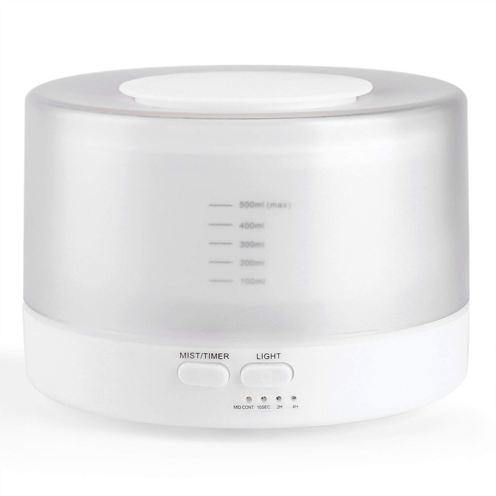 Remote Control 500ML Umidificatore ad ultrasuoni Diffusore di aromi a 7 luci a LED a colori(EU)