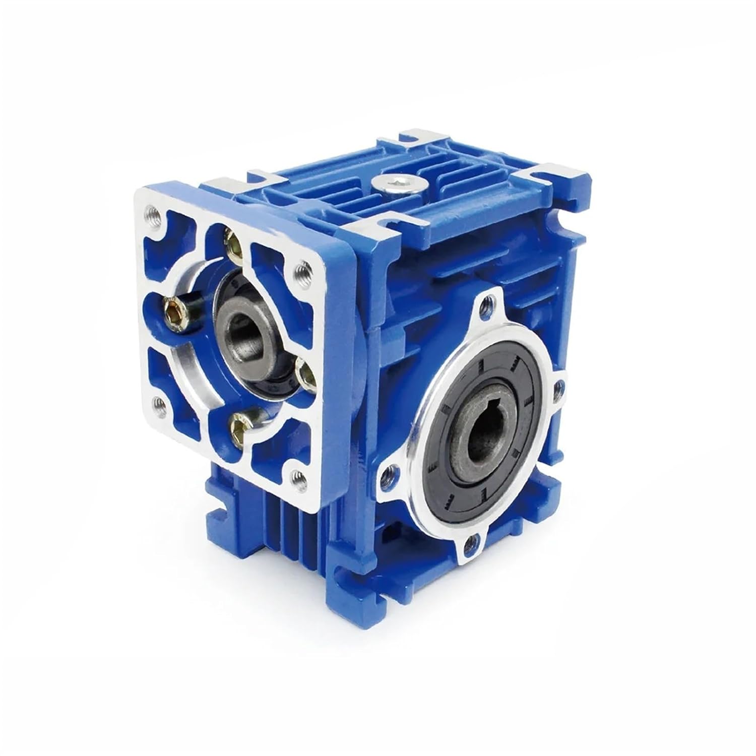 Motor Reducer Worm Gearbox NMRV030 Input 8mm 0.31" Bore 57mm 2.24" Square Flange Rabbet 38mm 1.49" NEMA 23 Motor Speed Reducer Reduction Gearbox Reduction Machine(Ratio 30 to 1)