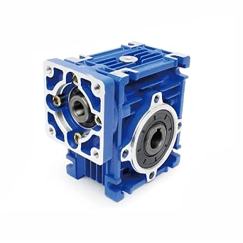Motor Reducer Worm Gearbox NMRV030 Input 8mm 0.31" Bore 57mm 2.24" Square Flange Rabbet 38mm 1.49" NEMA 23 Motor Speed Reducer Reduction Gearbox Reduction MachineRatio 30 to 1