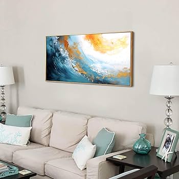 Amazon.com: Piy Painting Print Wall Art Framed Abstract