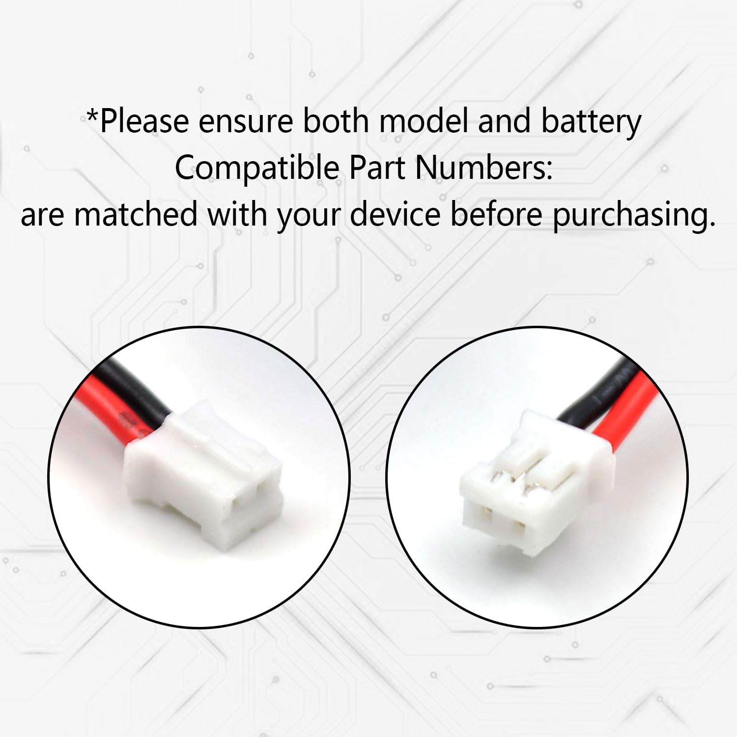 (2-Pack) 3.7V 7800mAh Battery Compatible with ST3007 ST3011 SH02 Sensor Makeup Mirror 1S3P Li-ion Pack with Protection Circuit (ST3026/BT-1080)