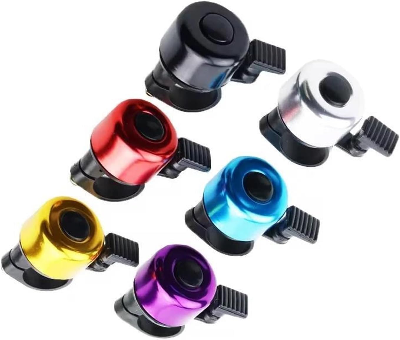 2/10pcs Bicycle Bell Aluminum Alloy Road Bike Cycling Handlebar Ring Horn Accessories