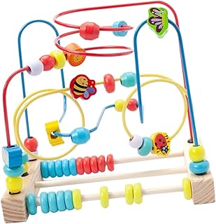 Toyvian 1 Conjunto De Brinquedos De Contas Para Crianças Brinquedos De Contas De Animais Brinquedos Para Bebês Quebra-Cabeças Brinquedos Infantis Brinquedos Infantis Brinquedos De