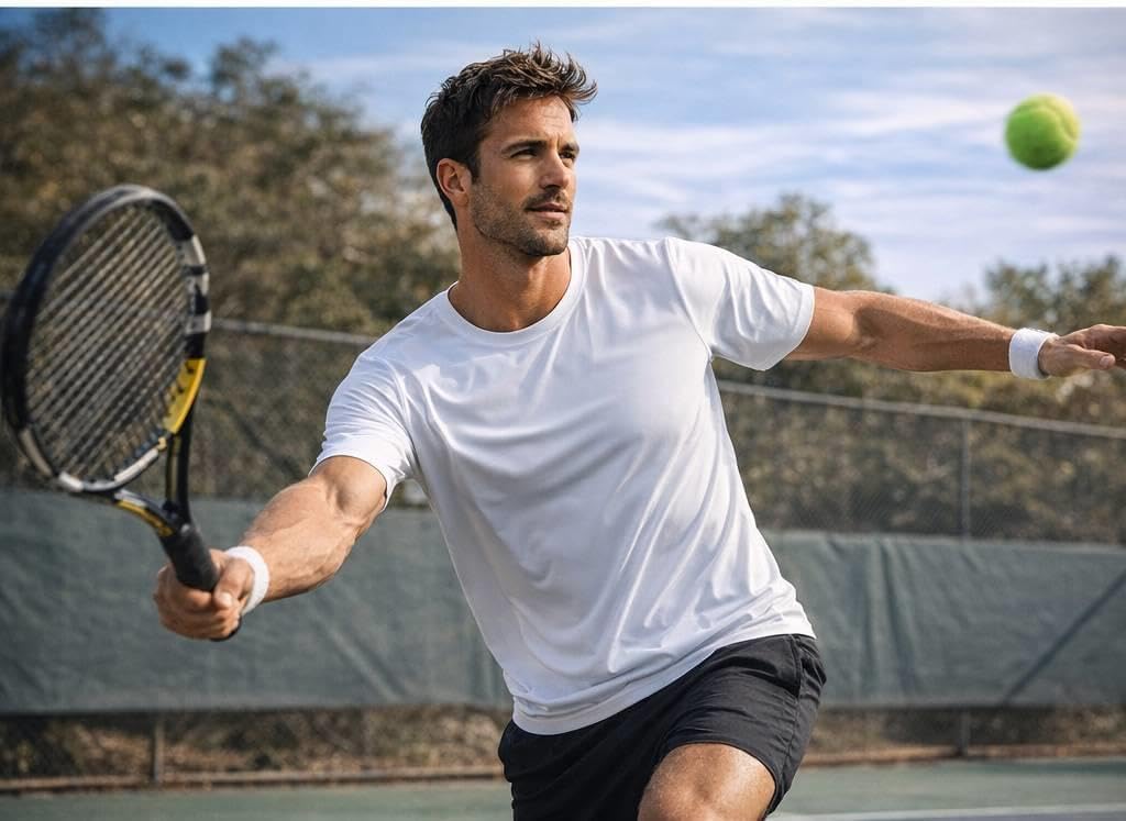 COOFANDY Men's T Shirt Short Sleeve Cotton Blend T-Shirts Crew Neck Casual Summer Basic Tee Shirts - Image 6