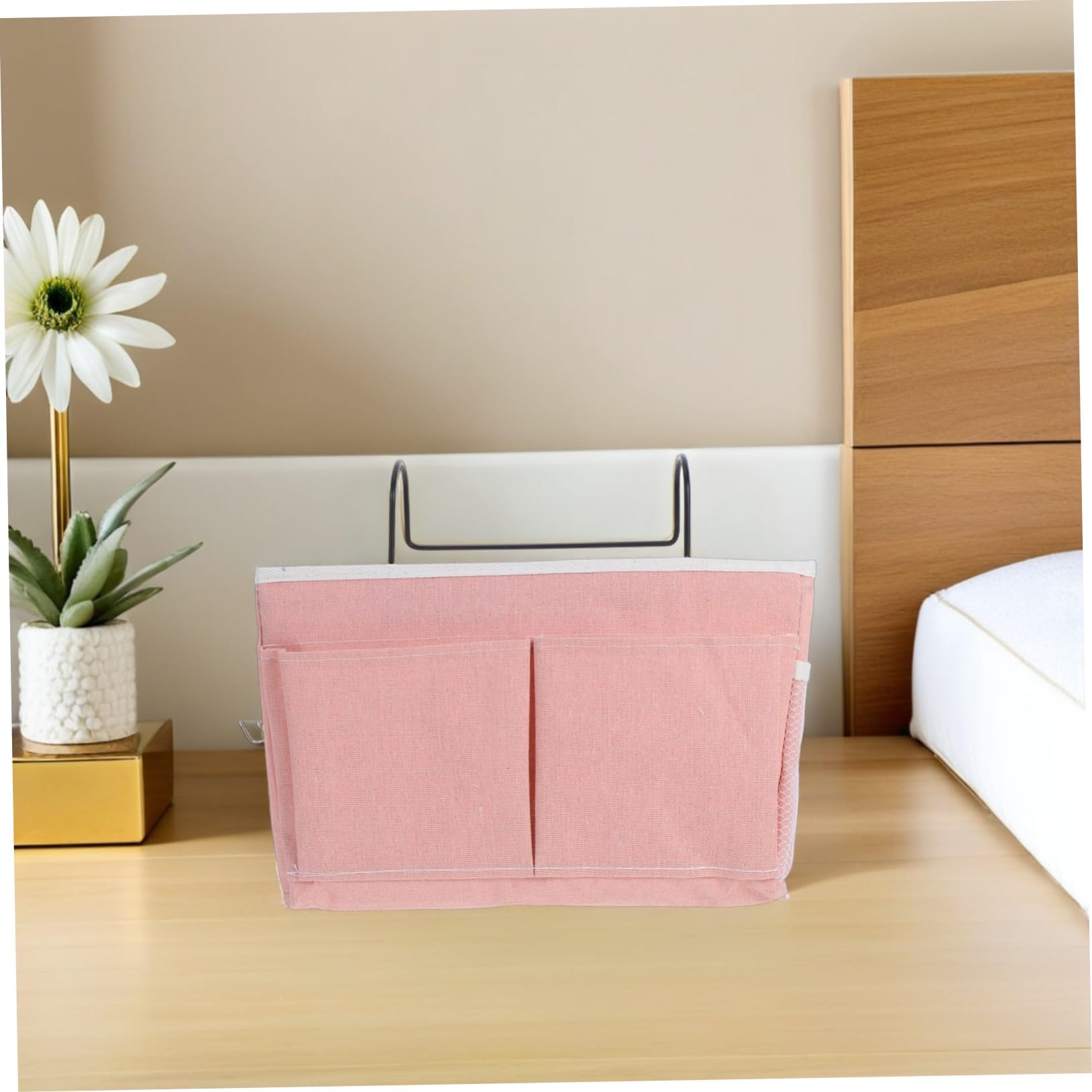 HEALLILY 2pezzi Borsa Portaoggetti da Appendere Contenitore Sospeso per Dormitorio e Camera da Letto Organizer in Tessuto con Tasche per Libri e Articoli Vari