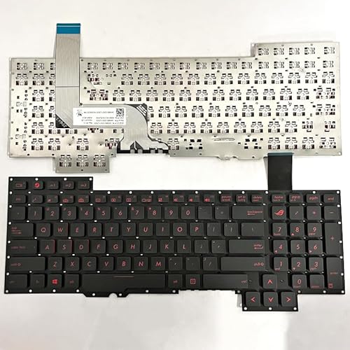 �m�[�g�p�\�R�� US���C�A�E�g�L�[�{�[�h ���b�h ���^�[ �u���b�N �����p ASUS Rog G751 G751J G751JT G751JL G751JY G751JM G751JL-WH71(WX) G751JT-DH72 G751JT-CH71 G7