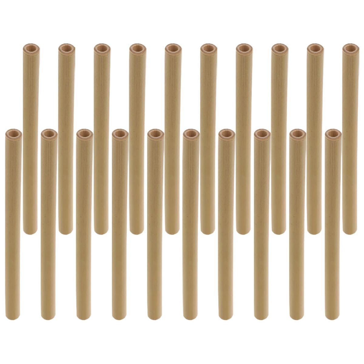 Tubes en bambou creux réutilisables de 20 cm pour hôtels d'abeilles sauvages Sewroro